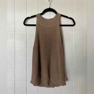 La miel Sweater Halter Top Medium